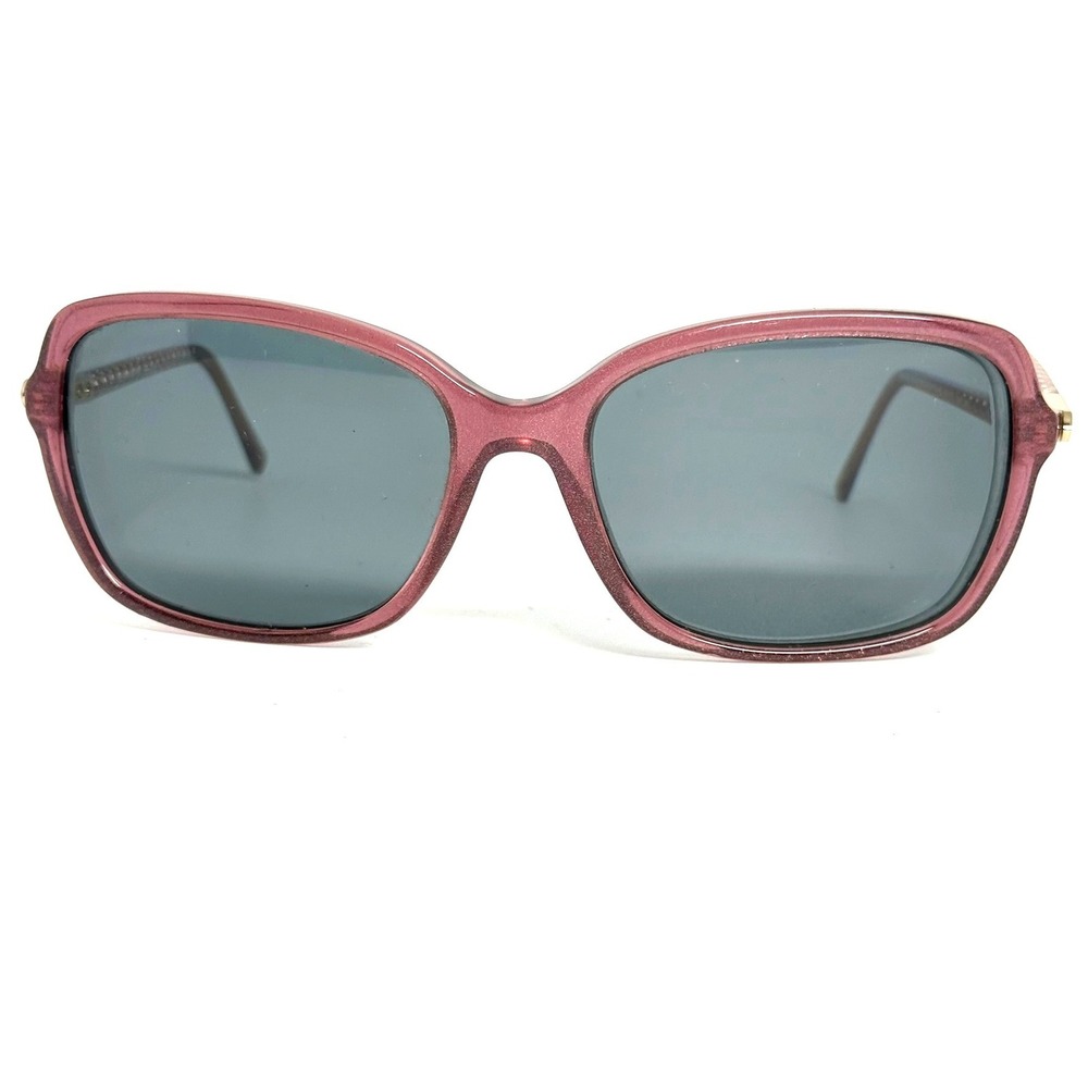 Coach HC 8152-L Sunglasses Black Cherry Glitter Polarized 57-17-135 5329F4